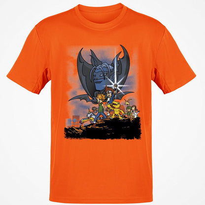 Classic Unisex T-Shirt - Q2BXP9R5 - Orange - 8