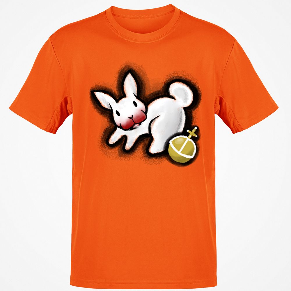 Classic Unisex T-Shirt - QQTB9W3L - Orange - 8