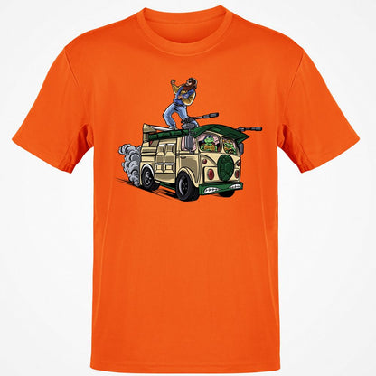 Classic Unisex T-Shirt - QKDNH966 - Orange - 8