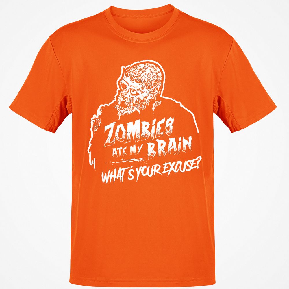 Zombies Ate My Brain - Orange - 8