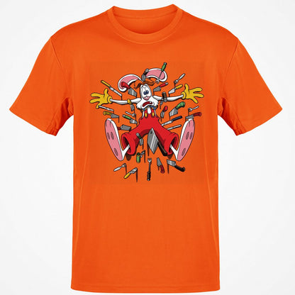 Classic Unisex T-Shirt - R8A98YEL - Orange - 8