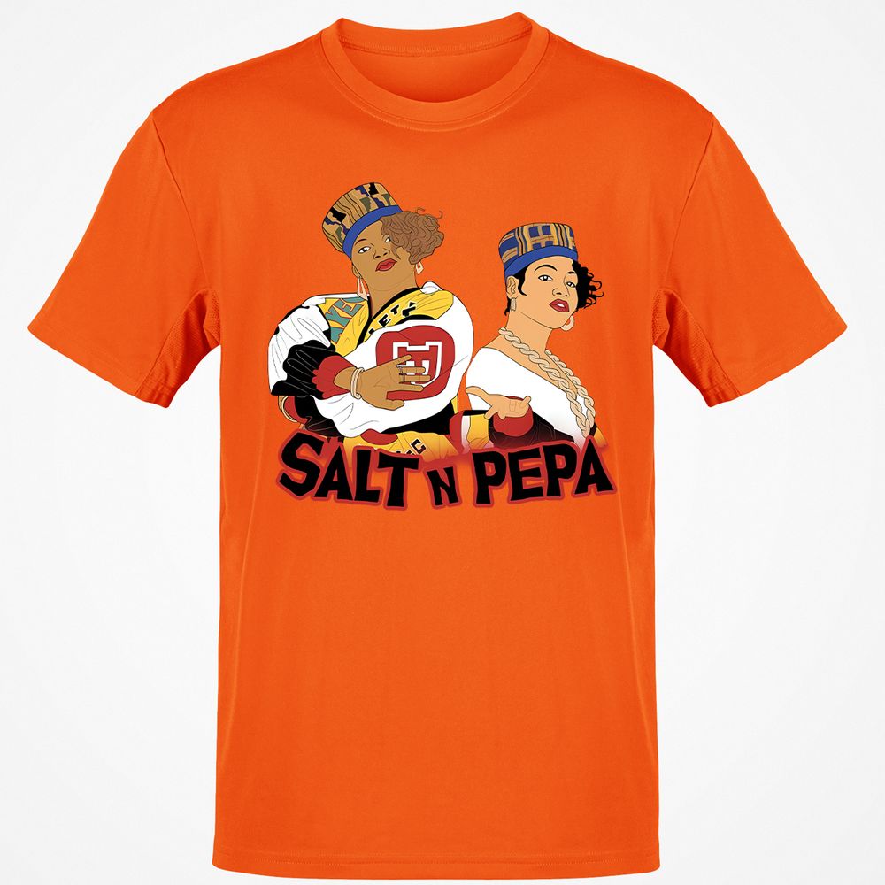 Classic Unisex T-Shirt - White - Orange - 8