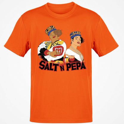 Classic Unisex T-Shirt - White - Orange - 8