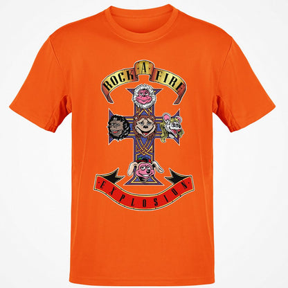 Classic Unisex T-Shirt - QVY2L4WZ - Orange - 8