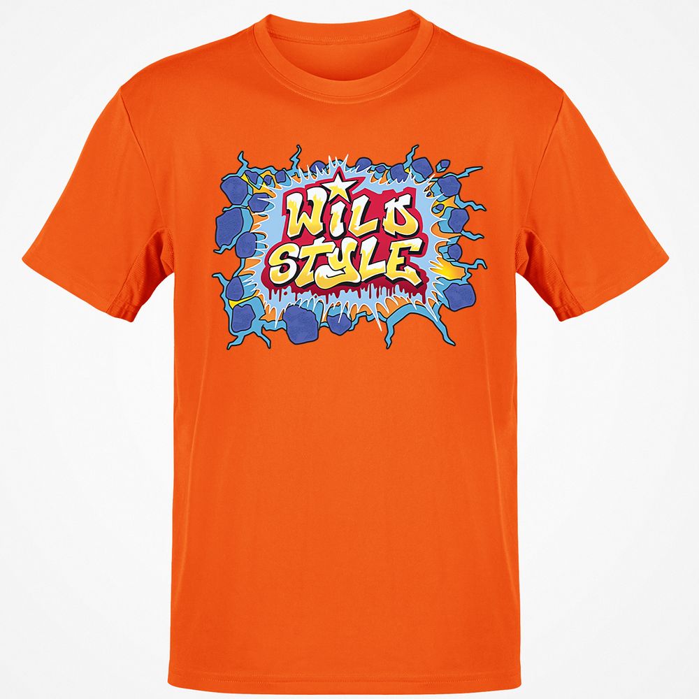 Classic Unisex T-Shirt - Black - Orange - 8