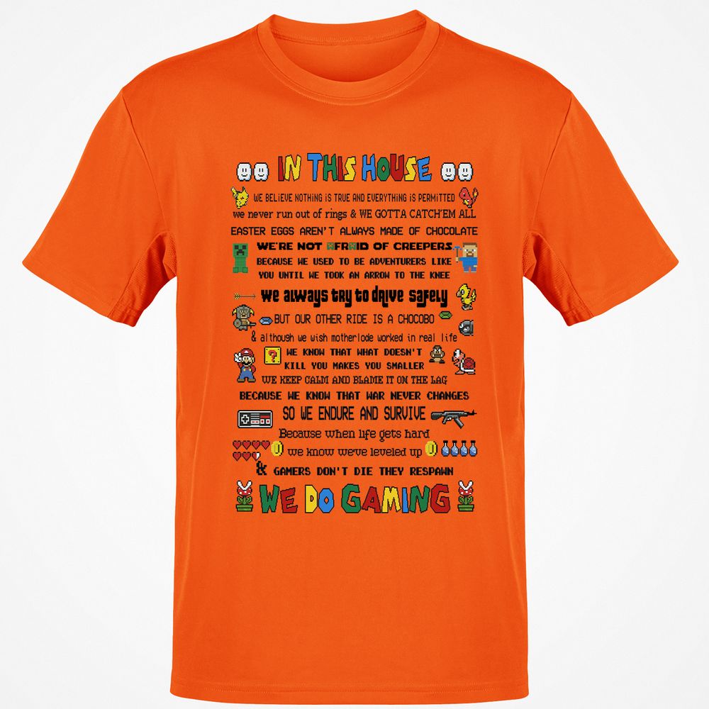 Classic Unisex T-Shirt - JVFK4642 - Orange - 8