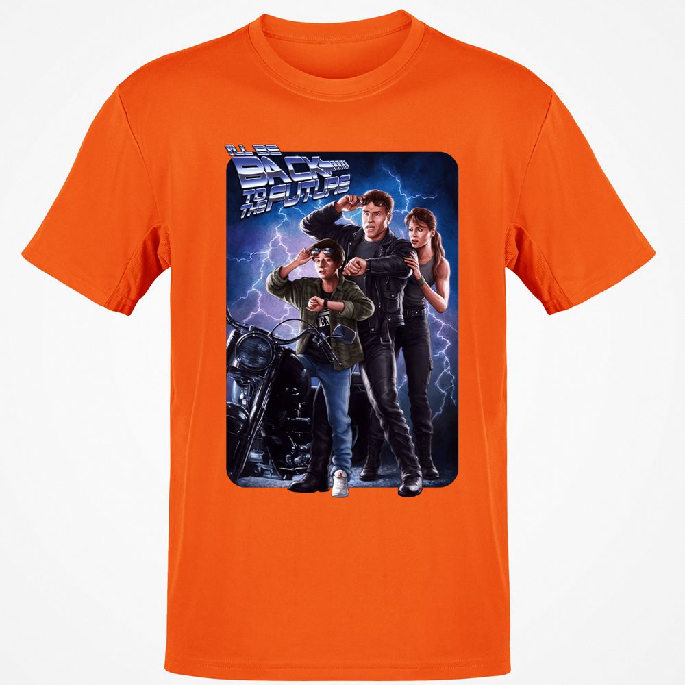 Classic Unisex T-Shirt - S2DUQZKS - Orange - 8