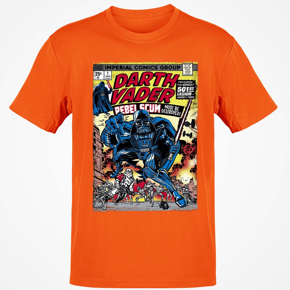 Classic Unisex T-Shirt - H8WLJU74 - Orange - 8