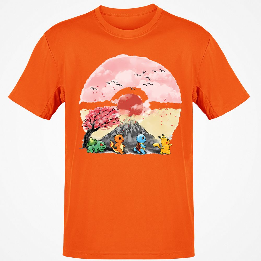 Classic Unisex T-Shirt - YZPXKGT5 - Orange - 8