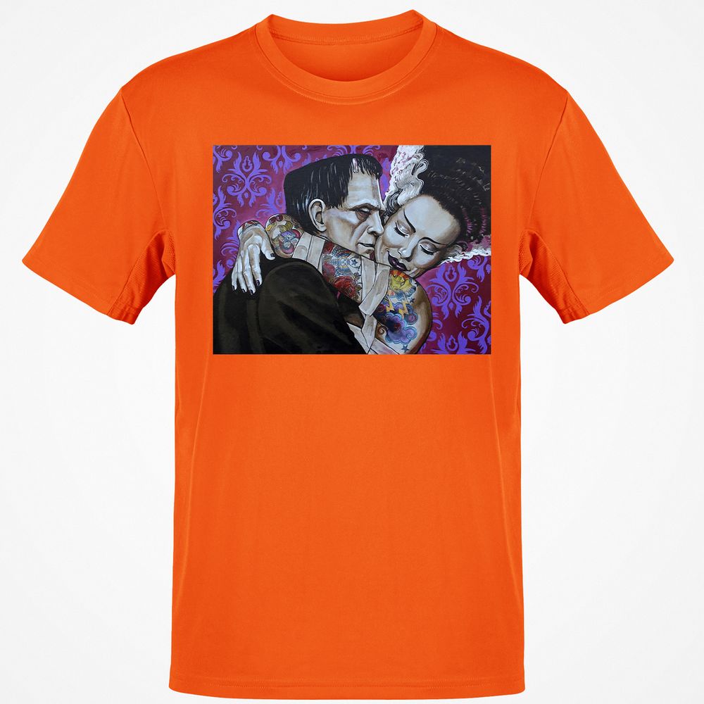 Classic Unisex T-Shirt - LL4CQGW4 - Orange - 8