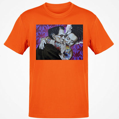 Classic Unisex T-Shirt - LL4CQGW4 - Orange - 8