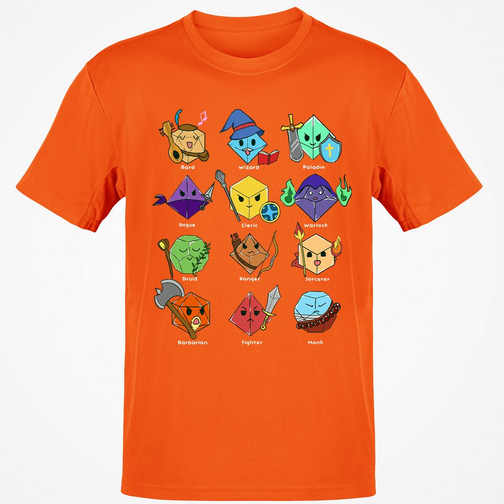 Classic Unisex T-Shirt - 6VY3QK35 - Orange - 8