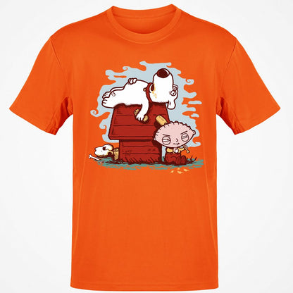 Classic Unisex T-Shirt - YR9XRKVS - Orange - 8