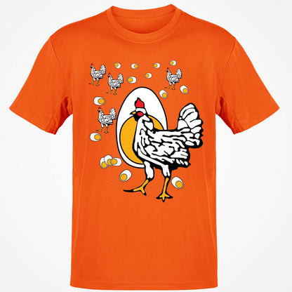 Classic Unisex T-Shirt - KKYHFJCA - Orange - 8