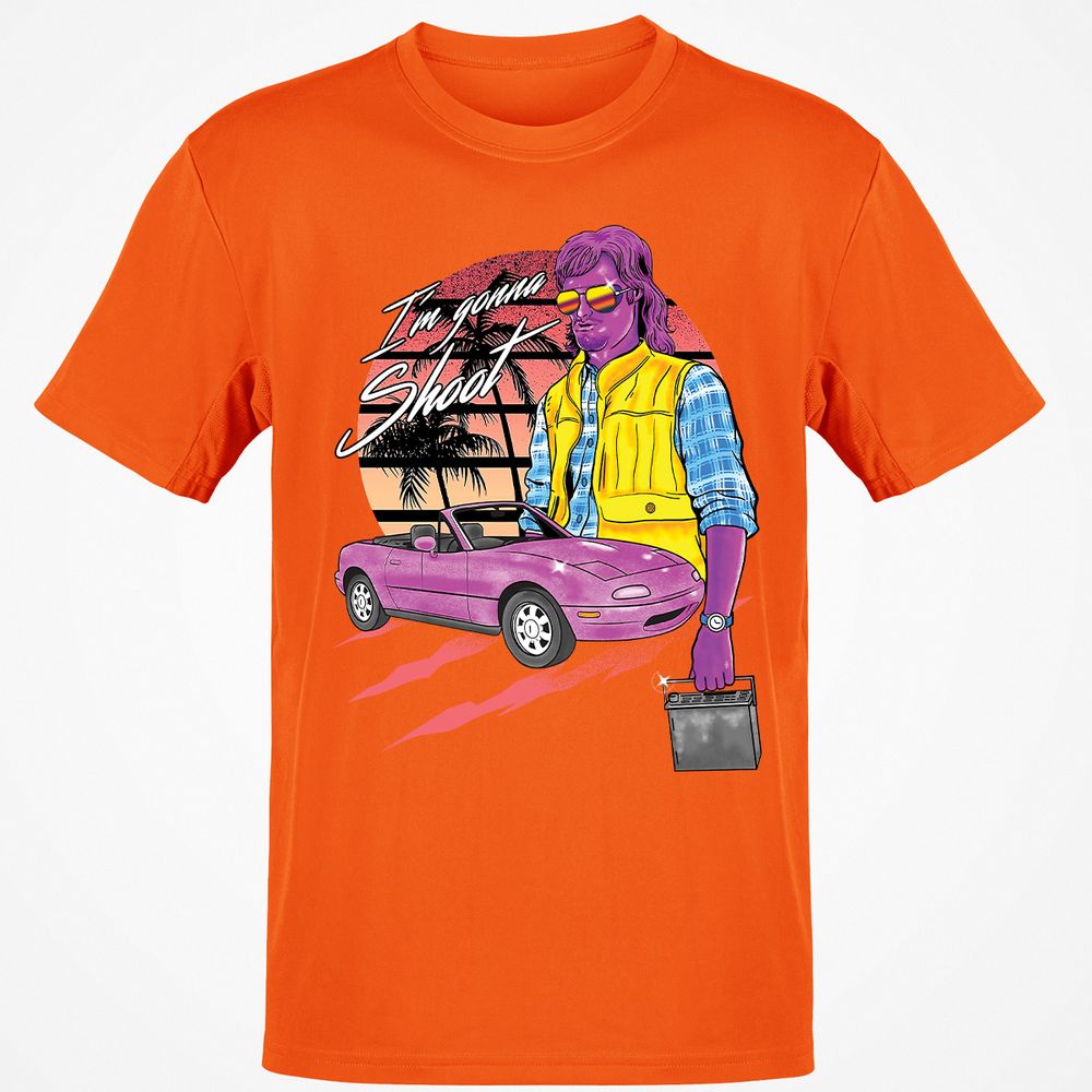 Classic Unisex T-Shirt - YVQ4SE29 - Orange - 8