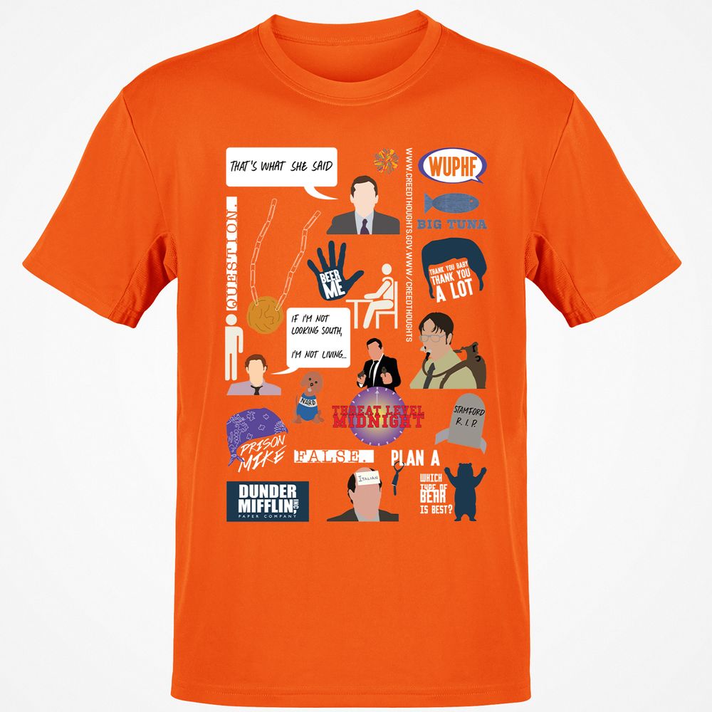 Classic Unisex T-Shirt - 3851B8NW - Orange - 8
