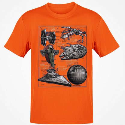 Classic Unisex T-Shirt - HCP2XQNW - Orange - 8