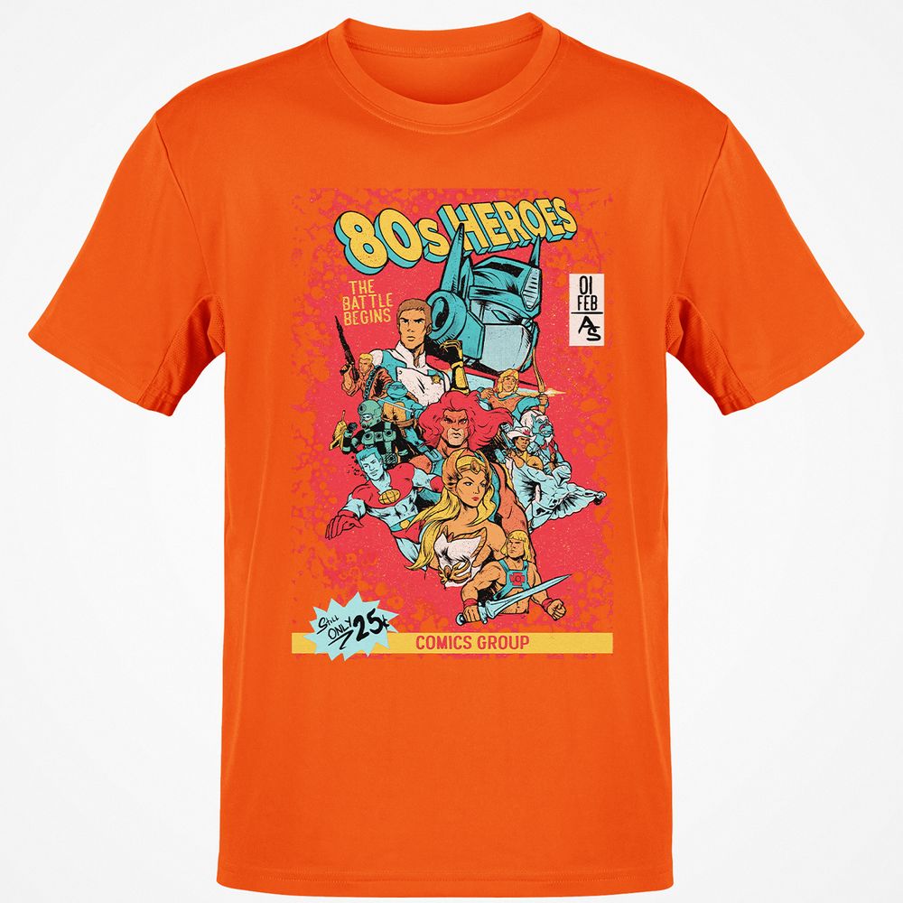 Classic Unisex T-Shirt - 6H5RB7W3 - Orange - 8