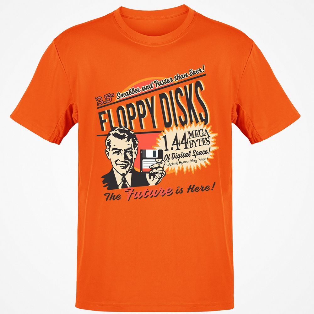 Floppy Disk Retro - Orange - 8