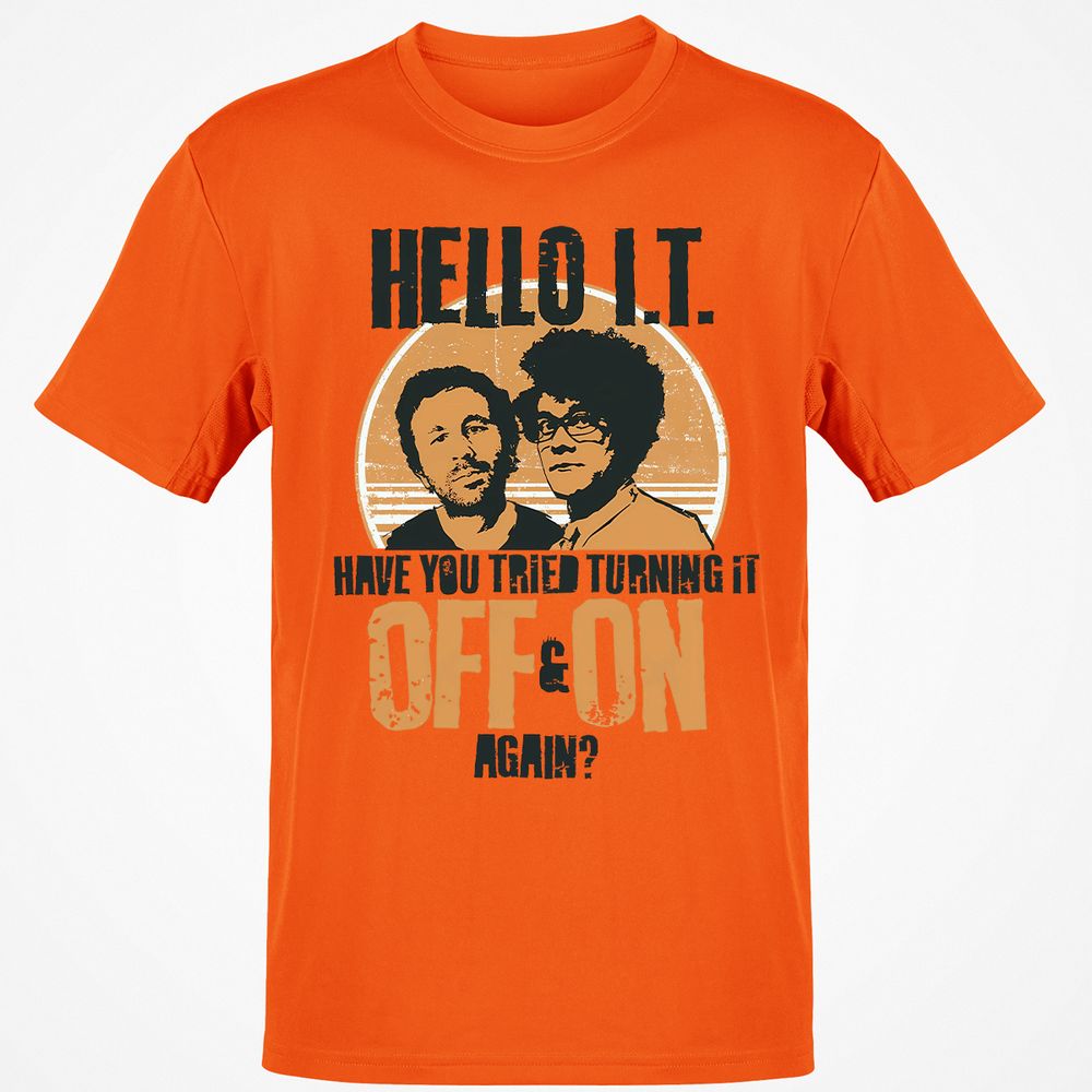 Have You Tried Turning It Off & On Again - Orange - 8