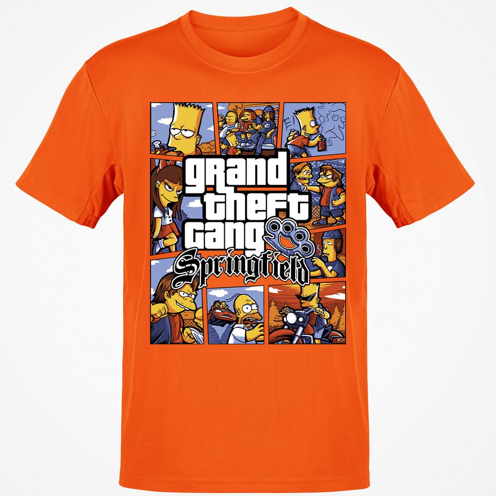 Classic Unisex T-Shirt - K7RQZ4BU - Orange - 8