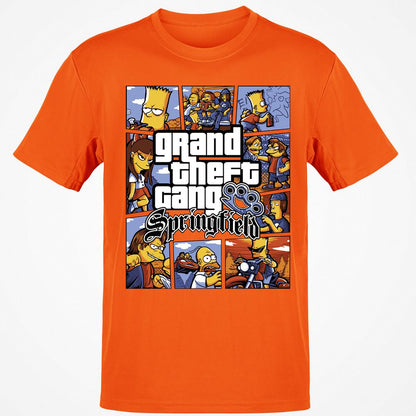 Classic Unisex T-Shirt - K7RQZ4BU - Orange - 8