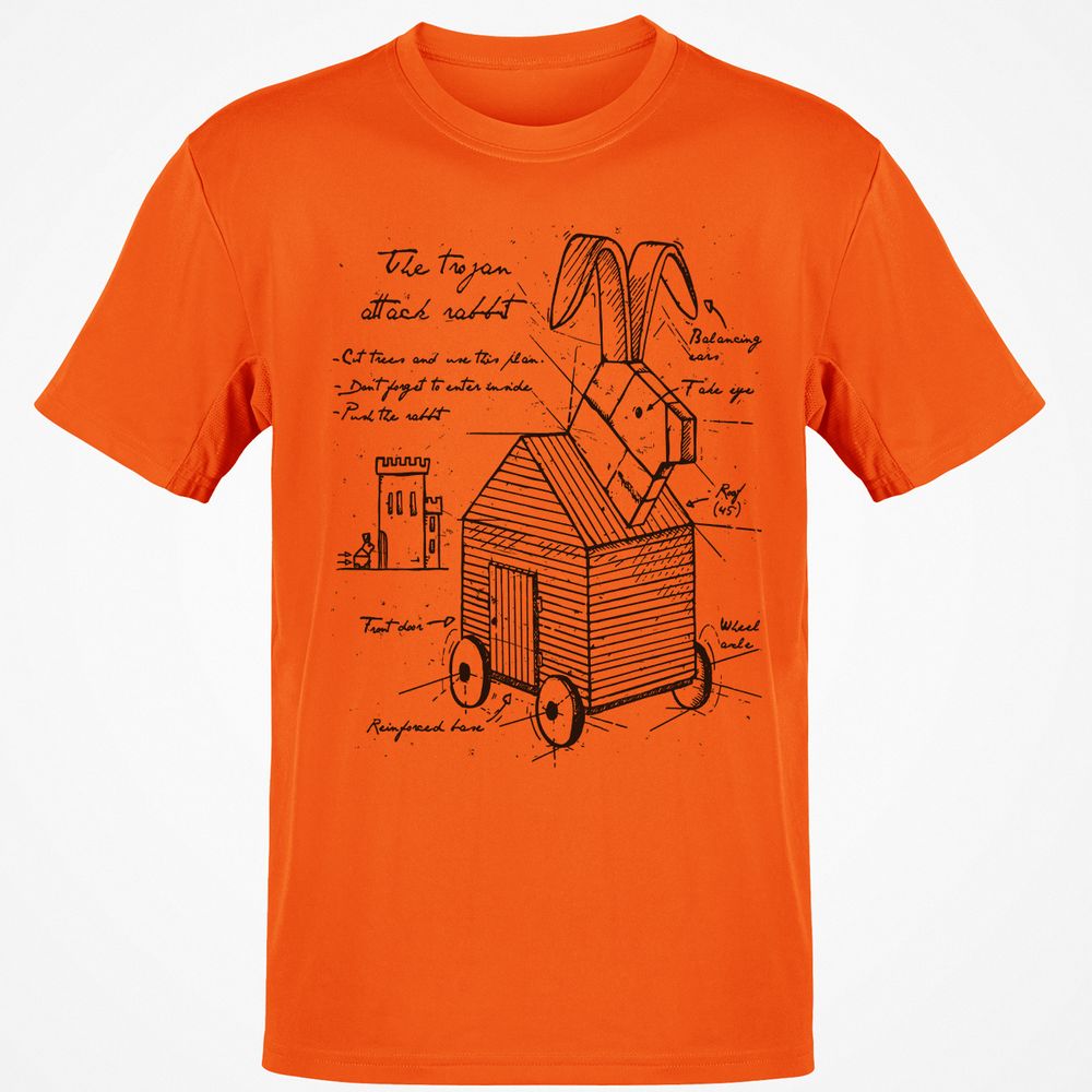 Classic Unisex T-Shirt - VE3JGNGD - Orange - 8