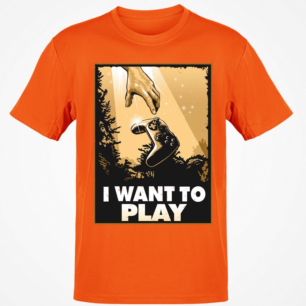 Classic Unisex T-Shirt - E7CL8MY7 - Orange - 8