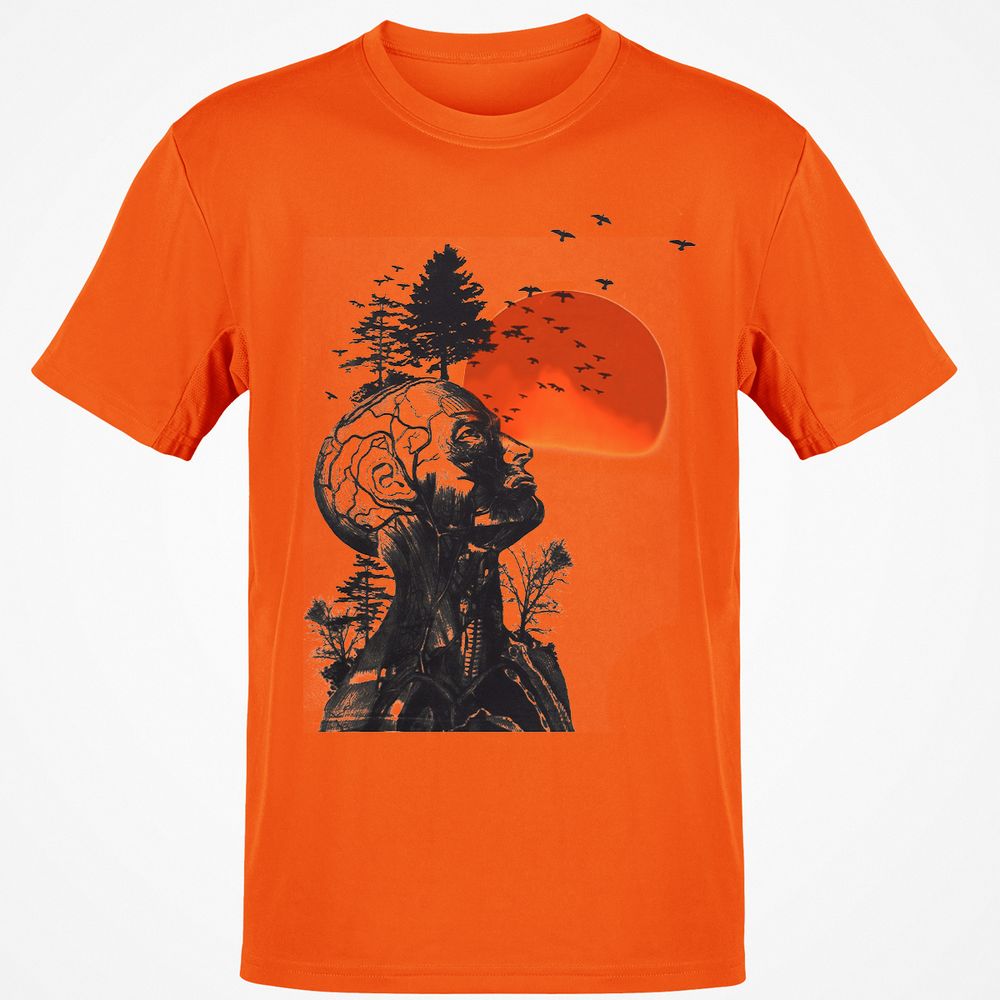 Classic Unisex T-Shirt - WZW1C5GD - Orange - 8