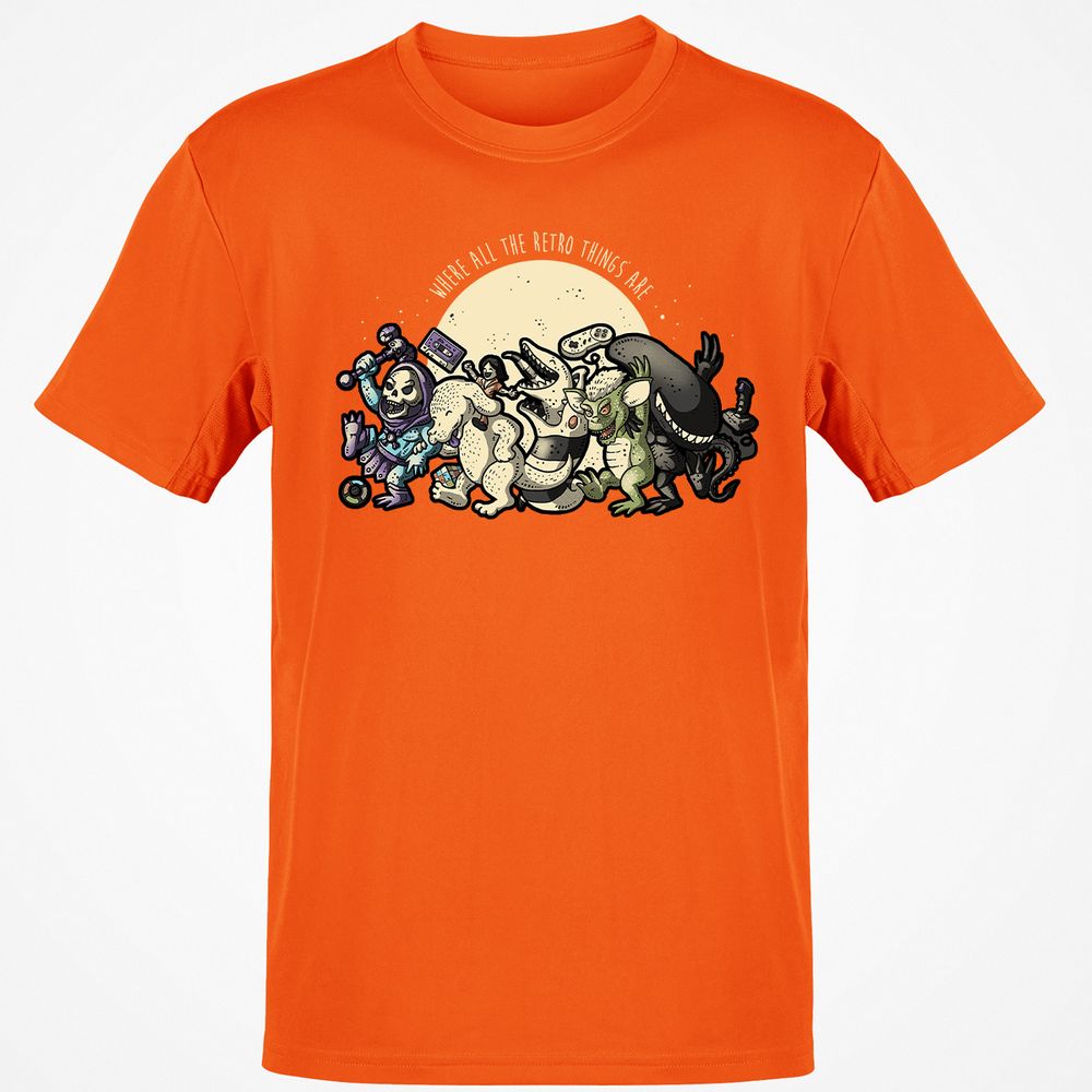 Classic Unisex T-Shirt - 4MJDSNHS - Orange - 8