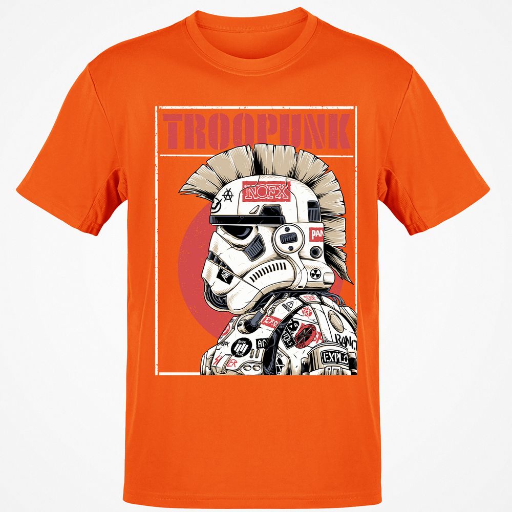 Classic Unisex T-Shirt - X9CVQZPA - Orange - 8