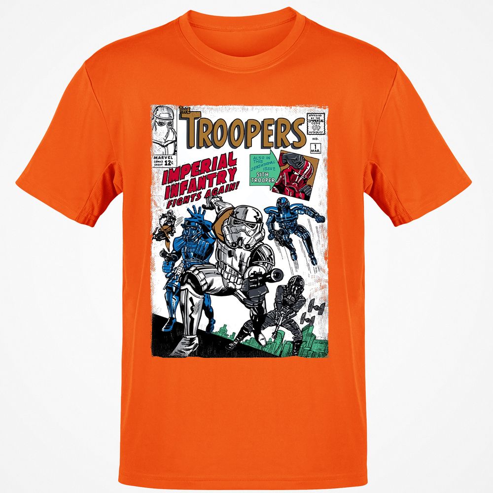 Classic Unisex T-Shirt - U73YU5F9 - Orange - 8