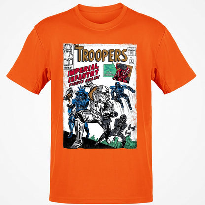 Classic Unisex T-Shirt - U73YU5F9 - Orange - 8