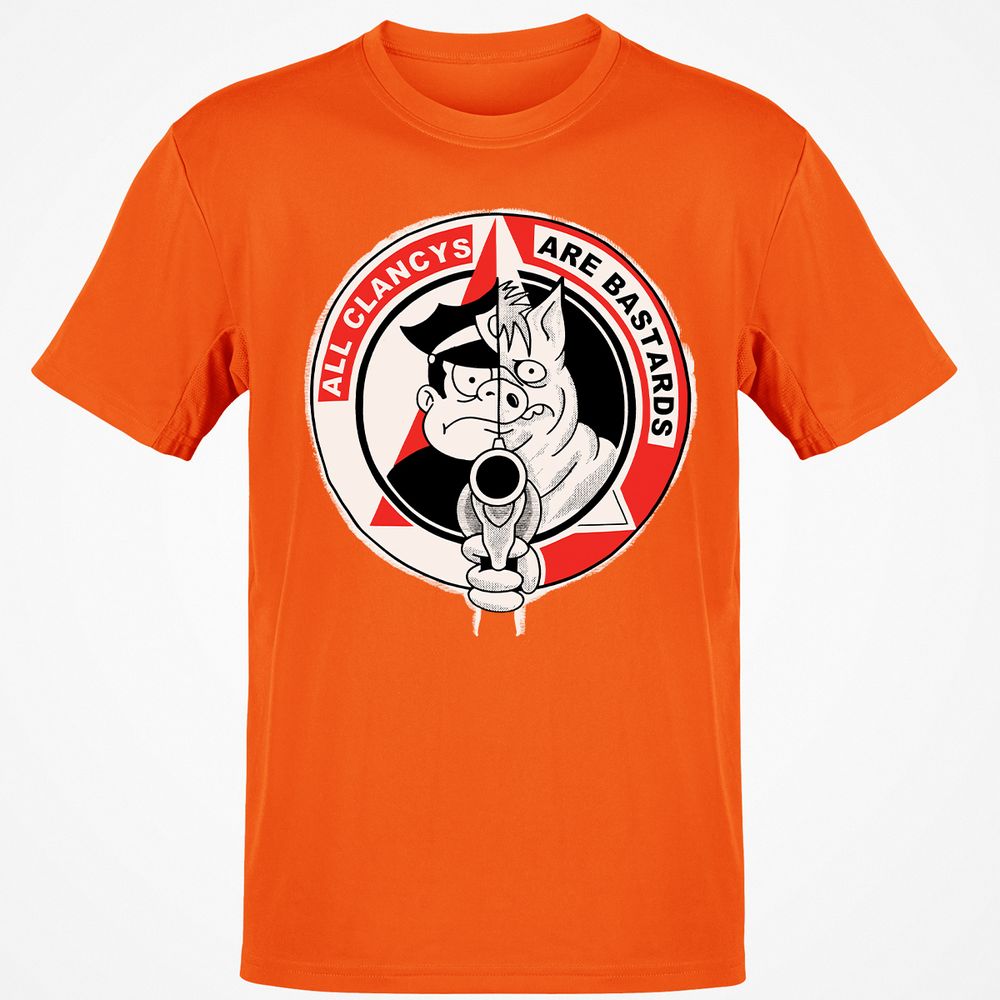 All Clancys Are Bastards - Orange - 8