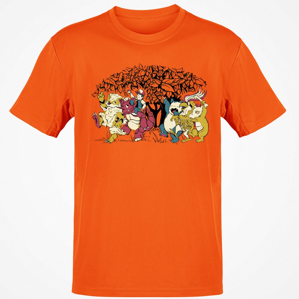 Classic Unisex T-Shirt - Q44RWH7G - Orange - 8