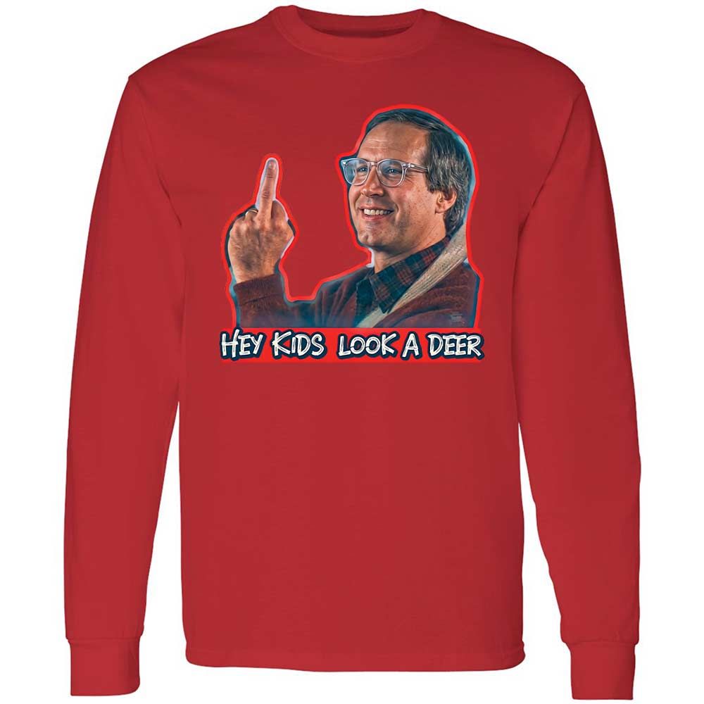 Hey Kids, Look a Deer - Red - 8