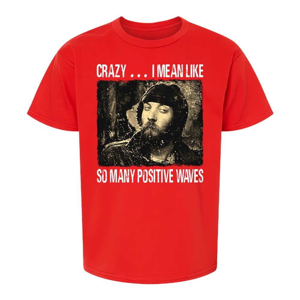 Many positive waves - Red - 8
