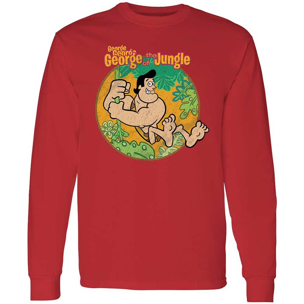 Long Sleeve T-Shirt - UQYC6GGG - Red - 8