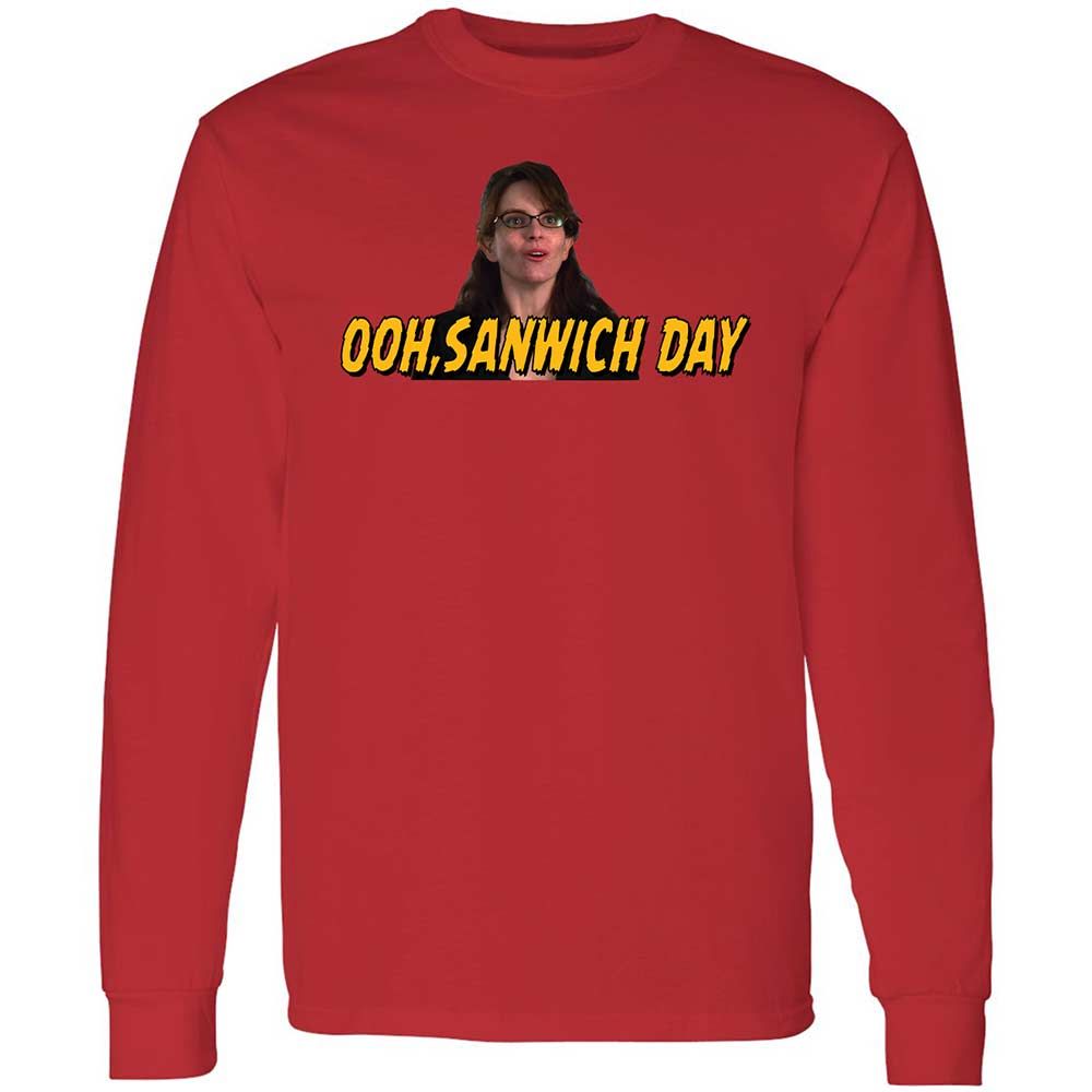 Long Sleeve T-Shirt - Z8CKP1RS - Red - 8
