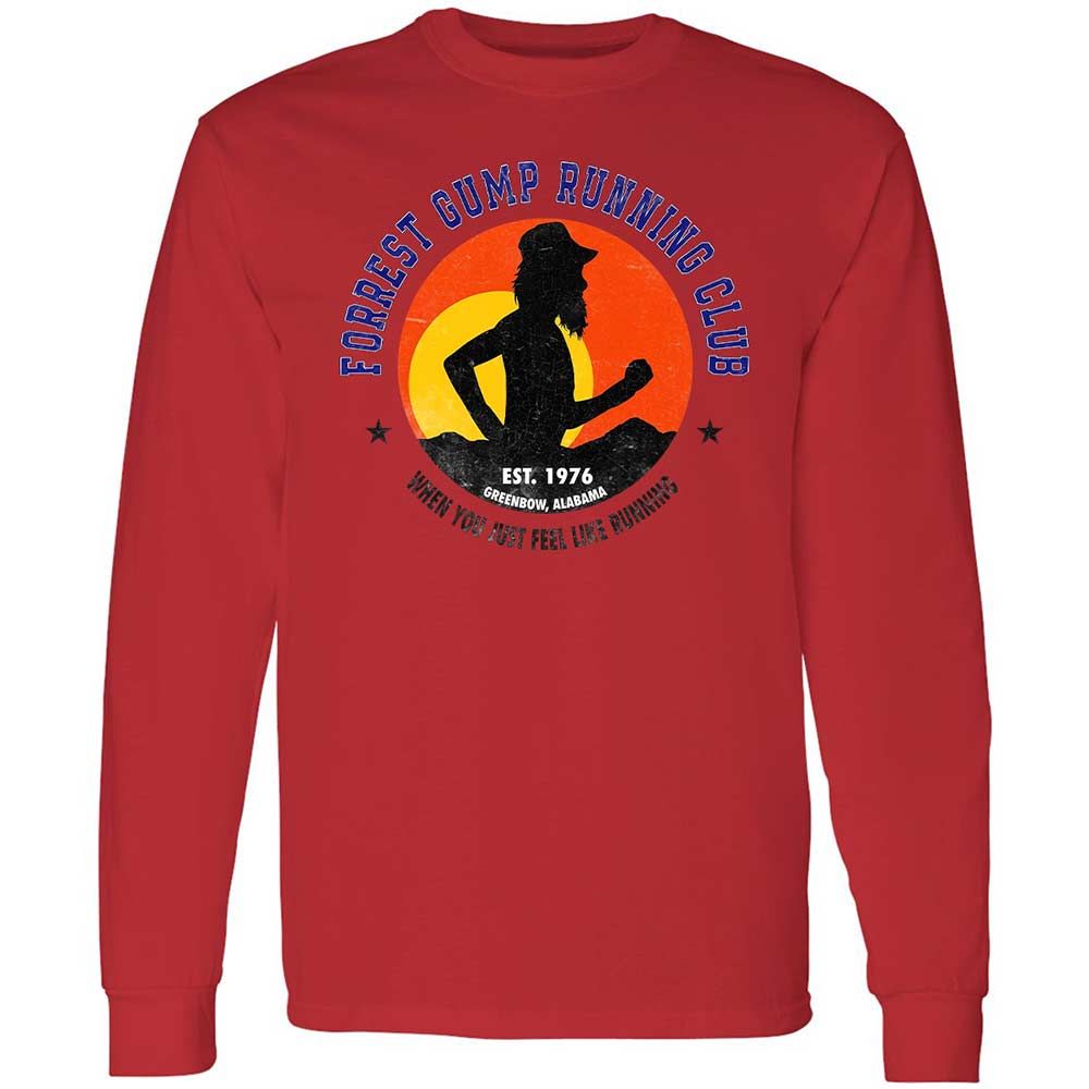Long Sleeve T-Shirt - D4E8PJJ4 - Red - 8