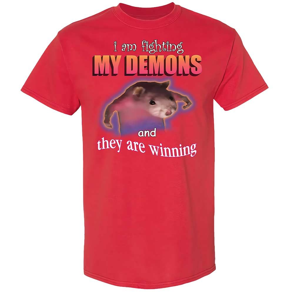 I'm fighting my demons - Red - 8