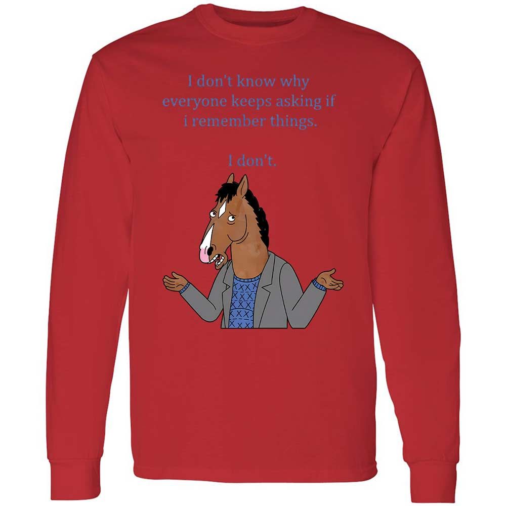 Long Sleeve T-Shirt - MCT7BL5B - Red - 8