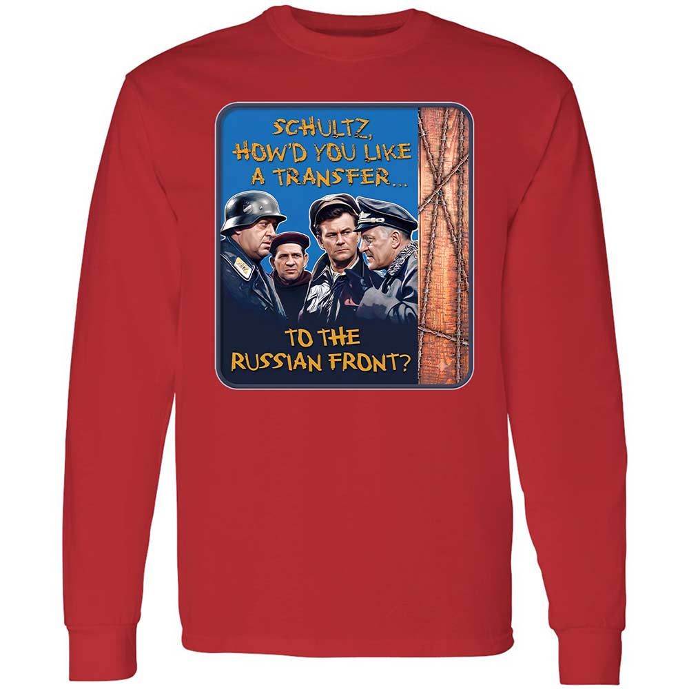 Long Sleeve T-Shirt - ZGD2YC6M - Red - 8