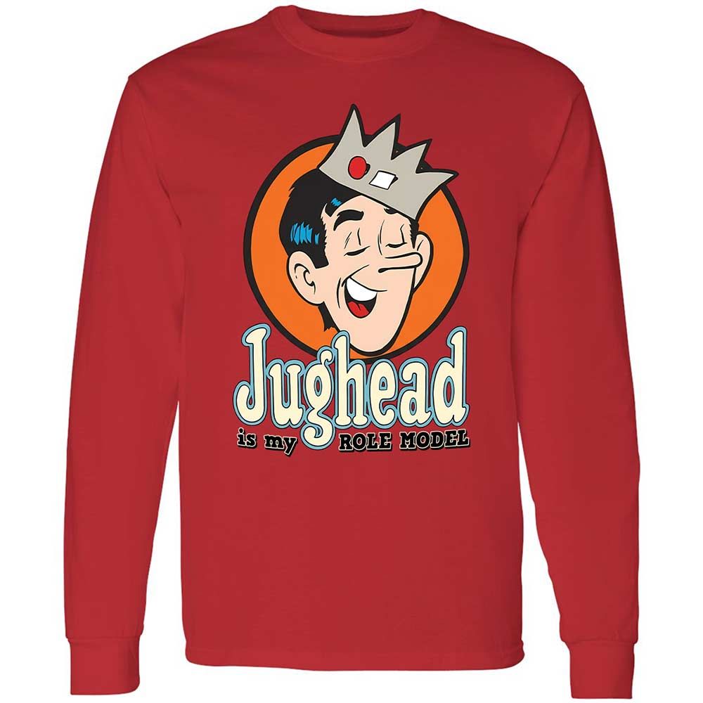 Long Sleeve T-Shirt - HLAT2BD4 - Red - 8