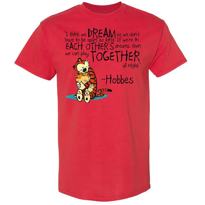 Calvin Hobbes Dreams - Red - 8