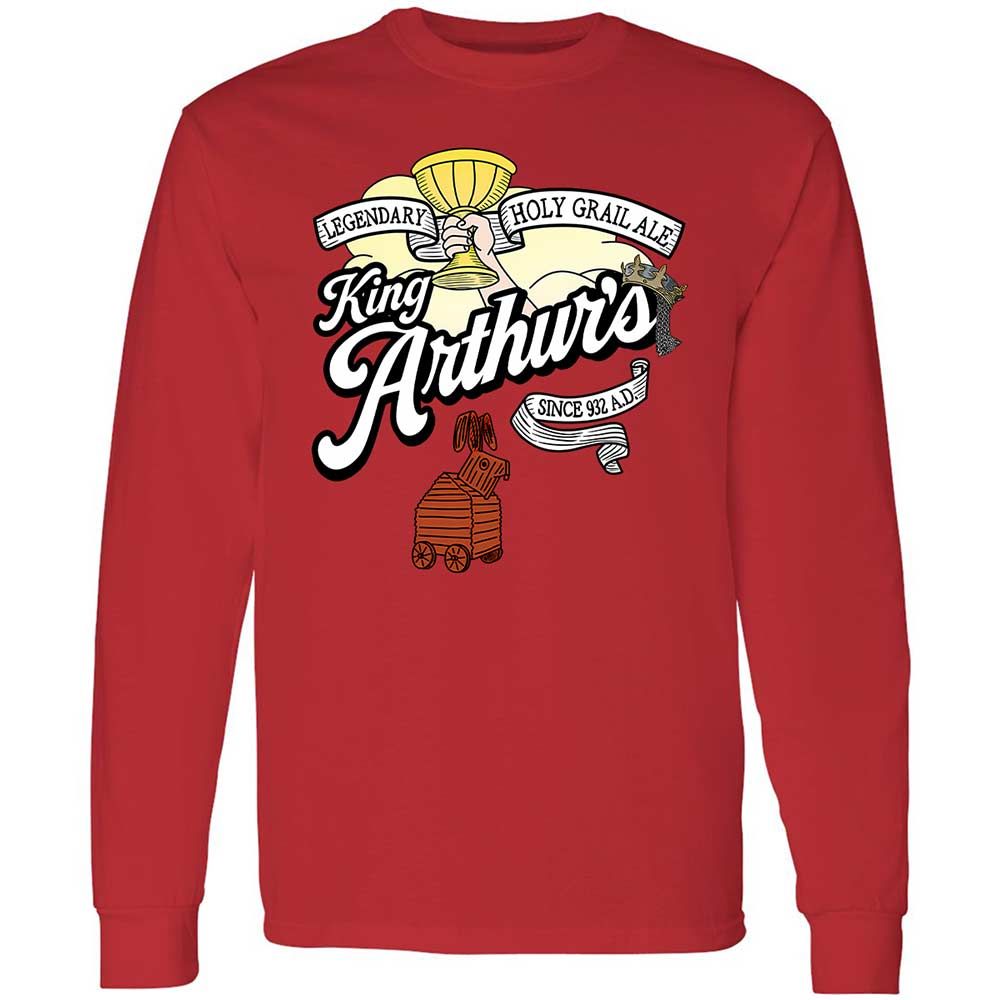 Long Sleeve T-Shirt - R8FGHLS4 - Red - 8