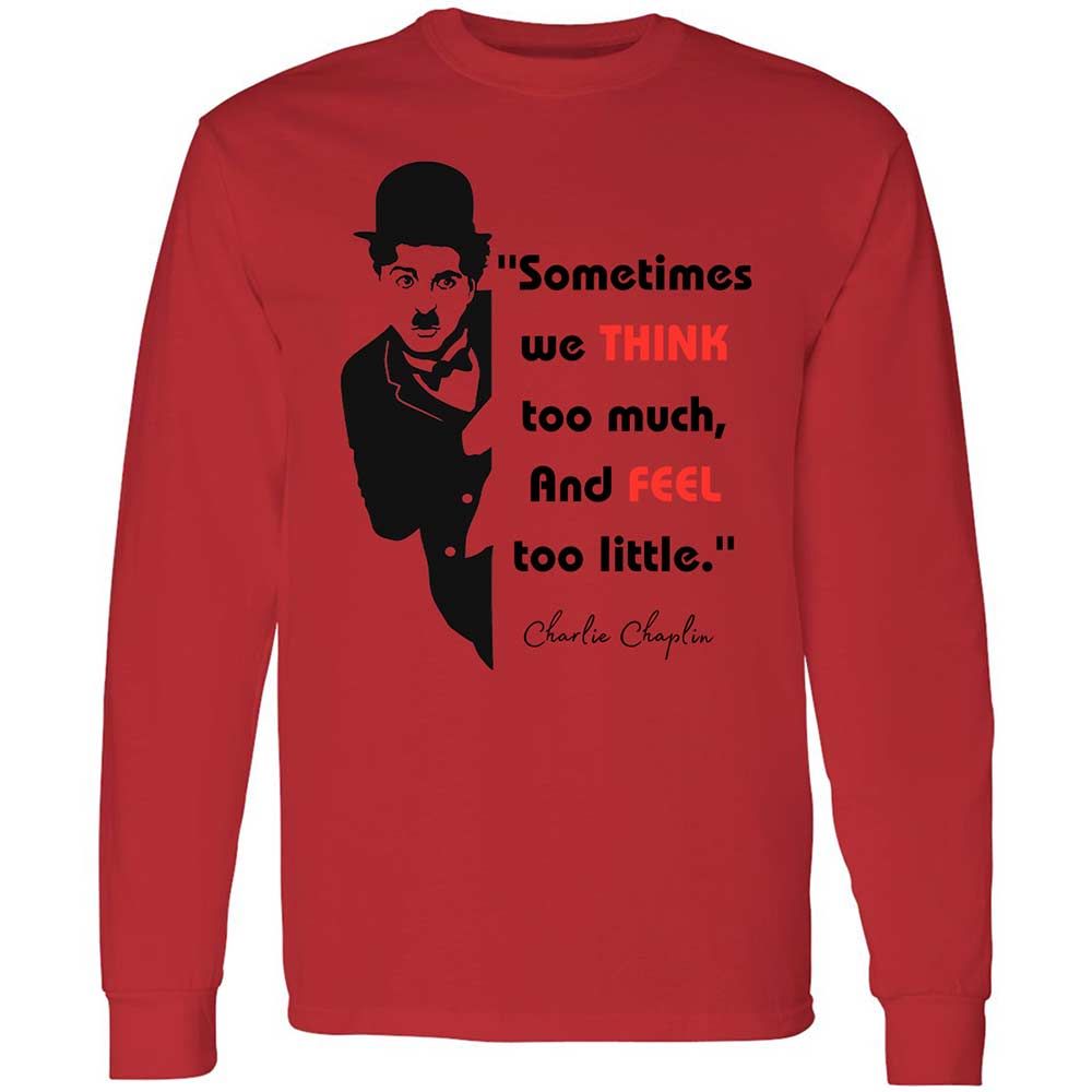 Sometimes we think too much - Red - 8