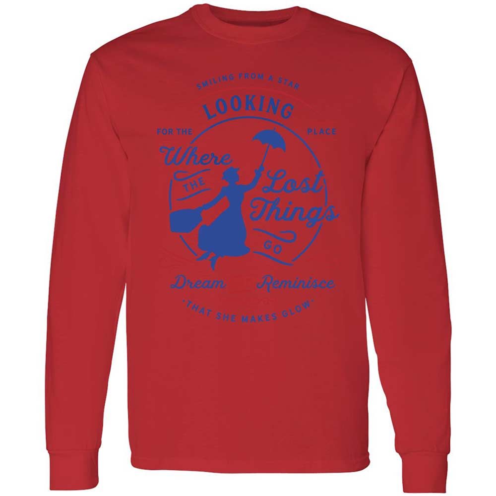 Long Sleeve T-Shirt - D8G1LR9V - Red - 8