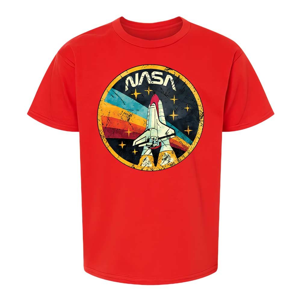 USA Space Agency Vintage Colors - Red - 8