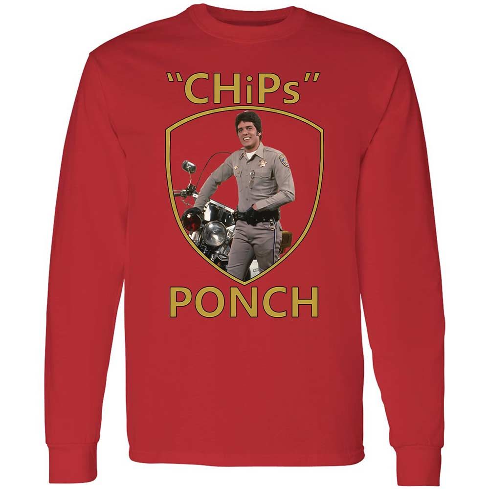 Long Sleeve T-Shirt - D85U6Y3G - Red - 8